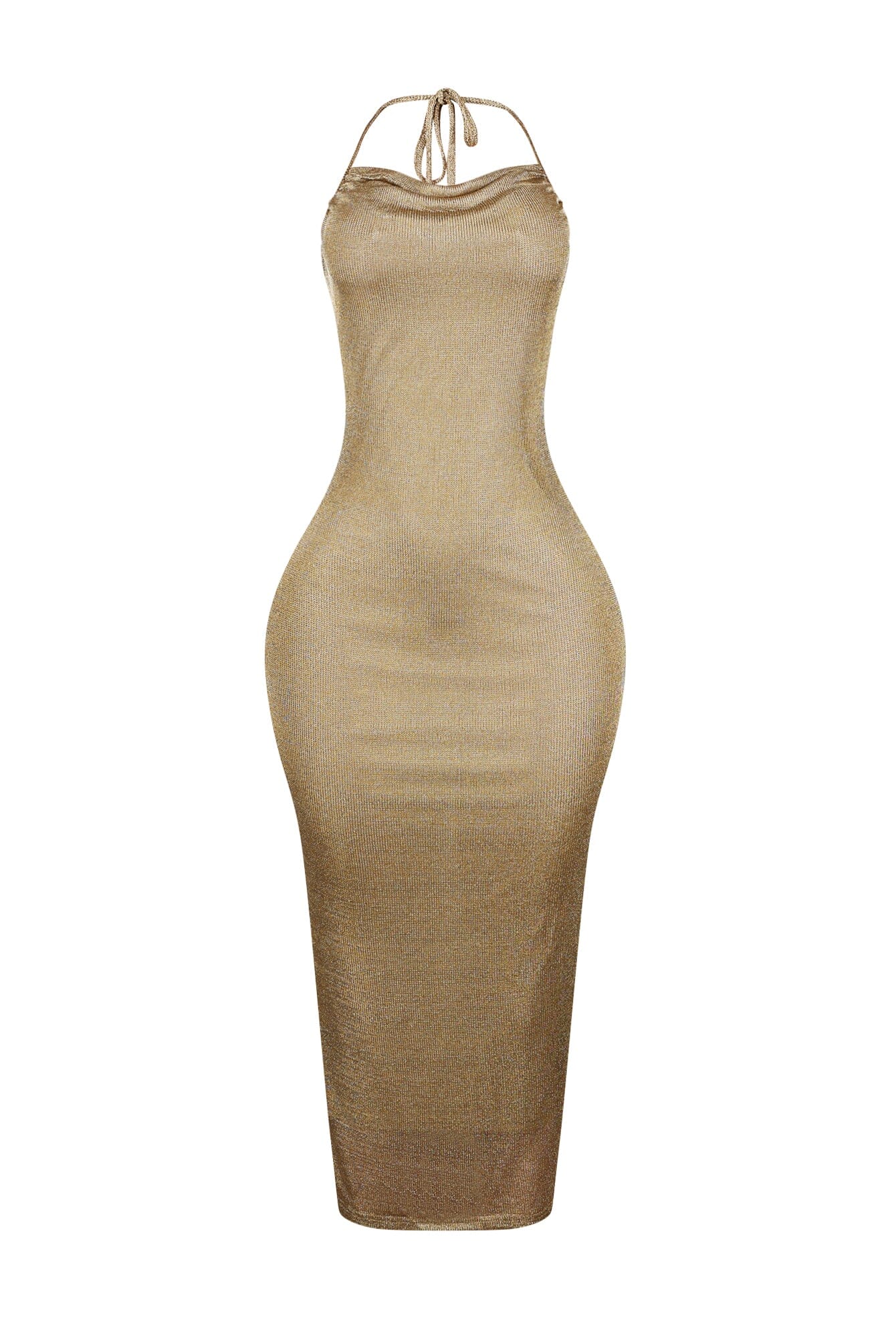 Natalia Lurex Metallic Midi Dress - Image 8