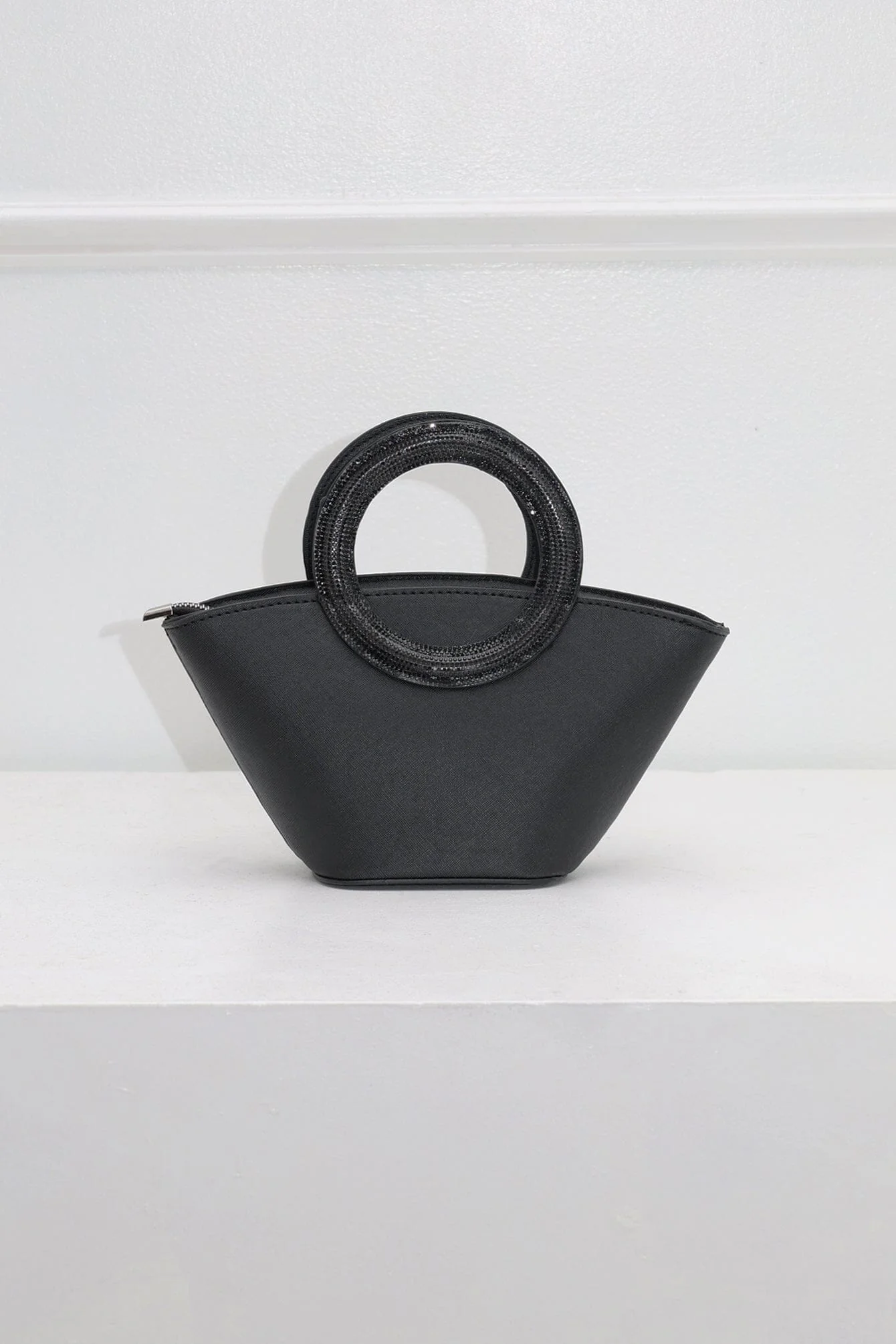 Nina Gleam Rhinestone Top Handle Bag - Image 7