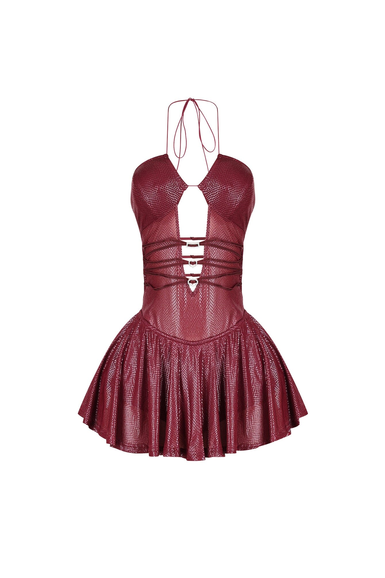 Noemie Flare Mini Dress - Image 5