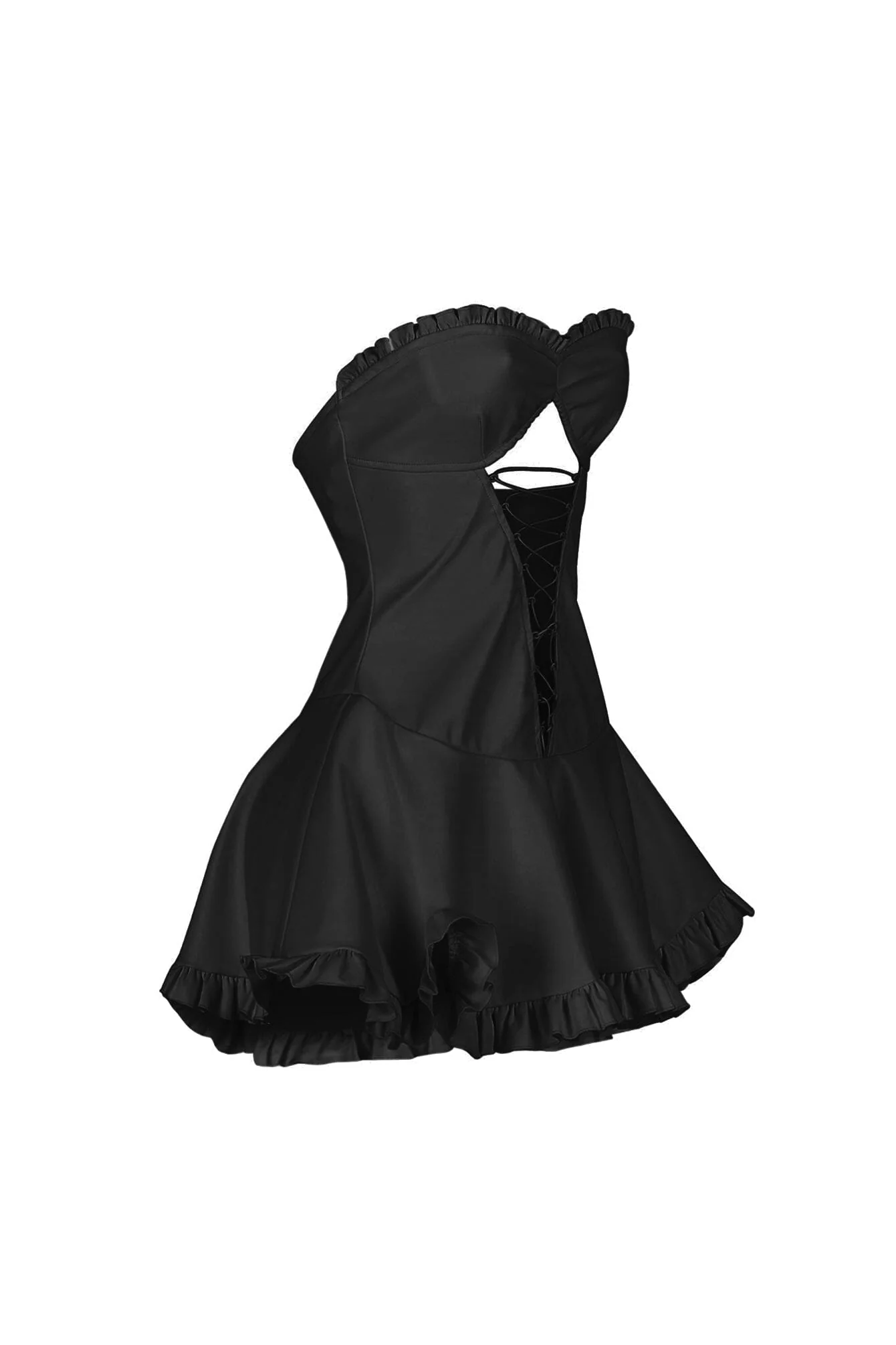 Oslo Faux Leather Mini Dress - Image 6