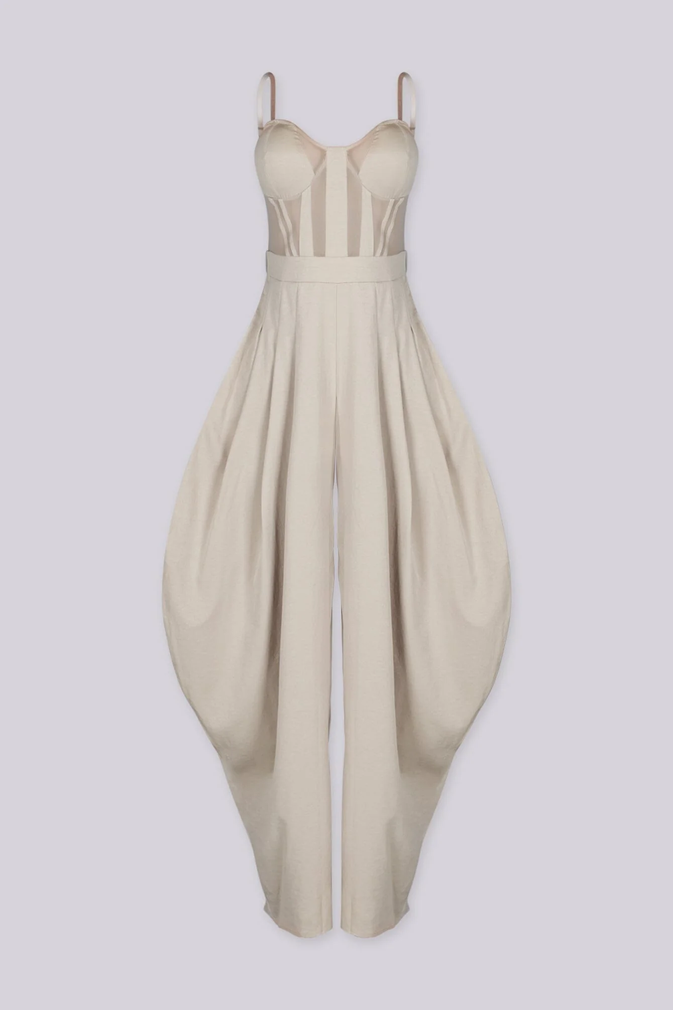 Ovela Sheer Corset Jumpsuit - Image 6