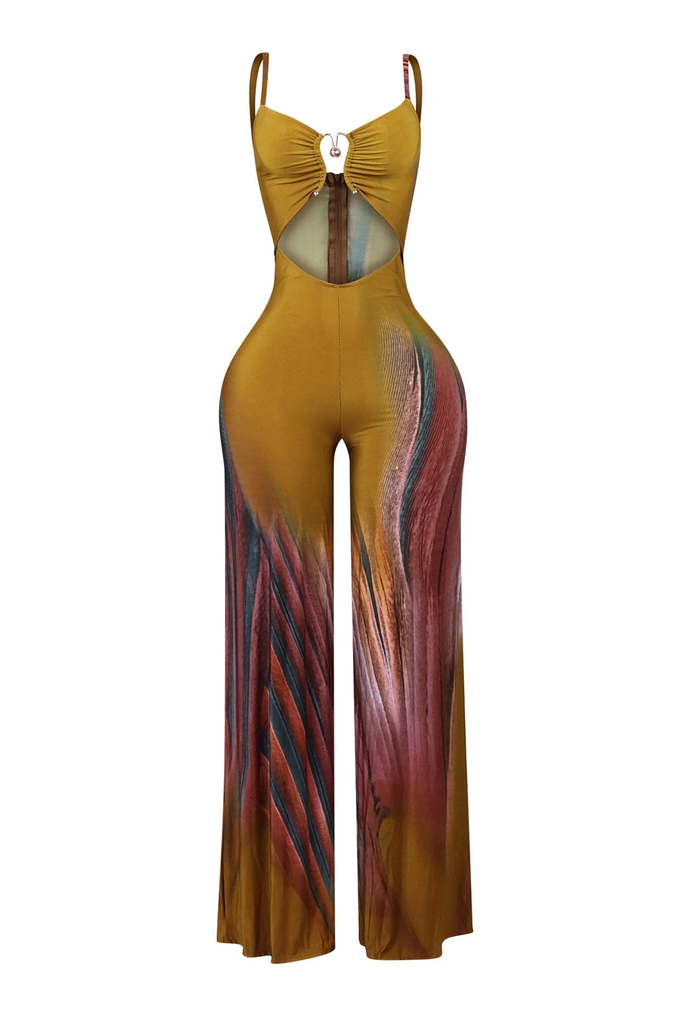 Playing Me Print Cami Jumpsuit - Image 10