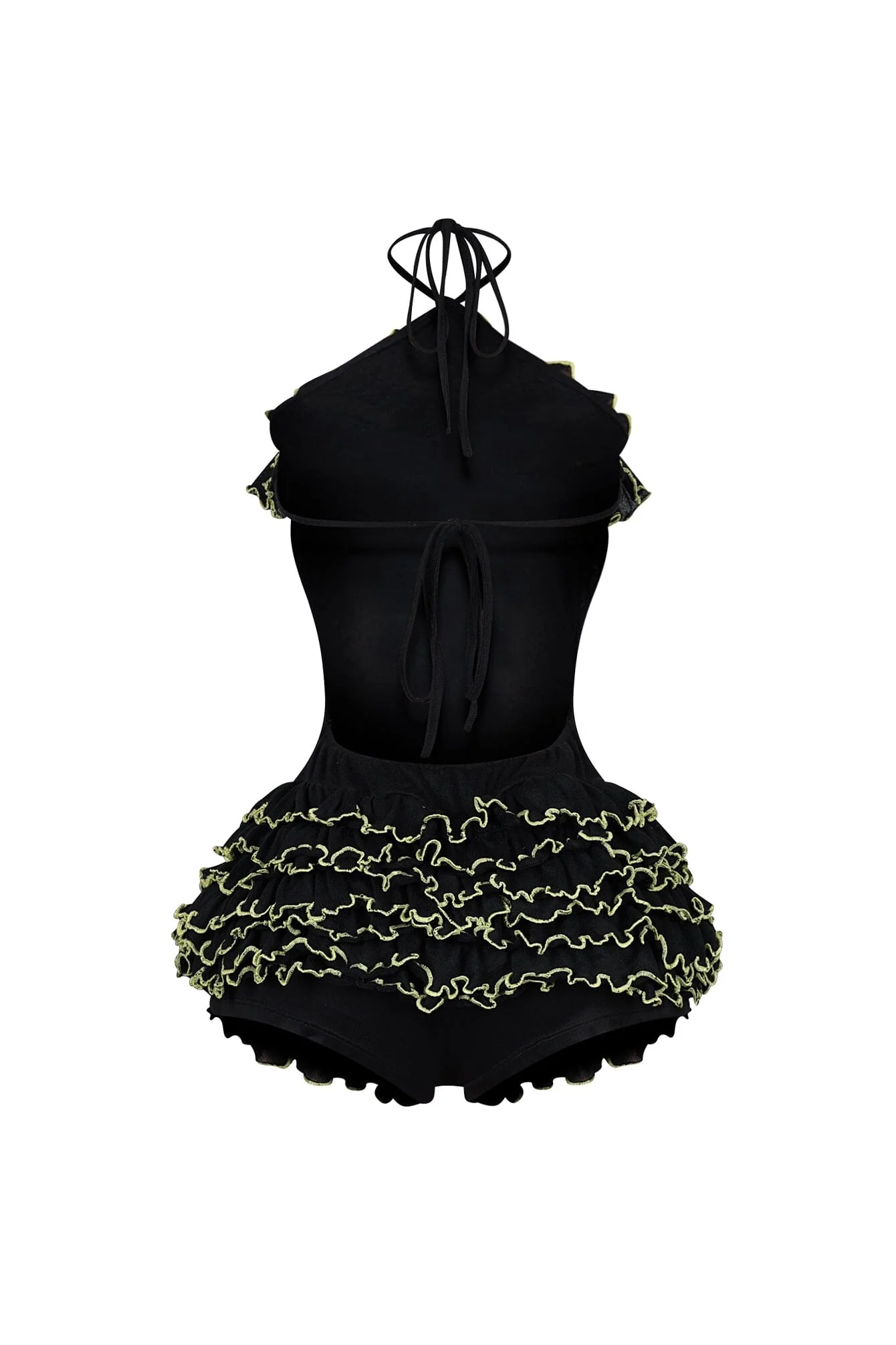 Sayaka Ruffled Halter Neck Mini Dress - Image 6