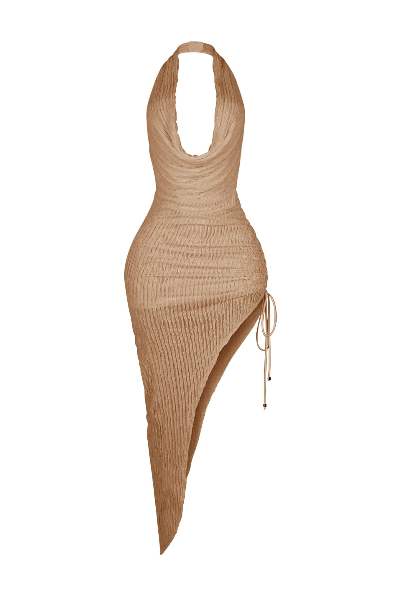 Seraphine Ruffle Cowl Neck Maxi Dress - Image 5