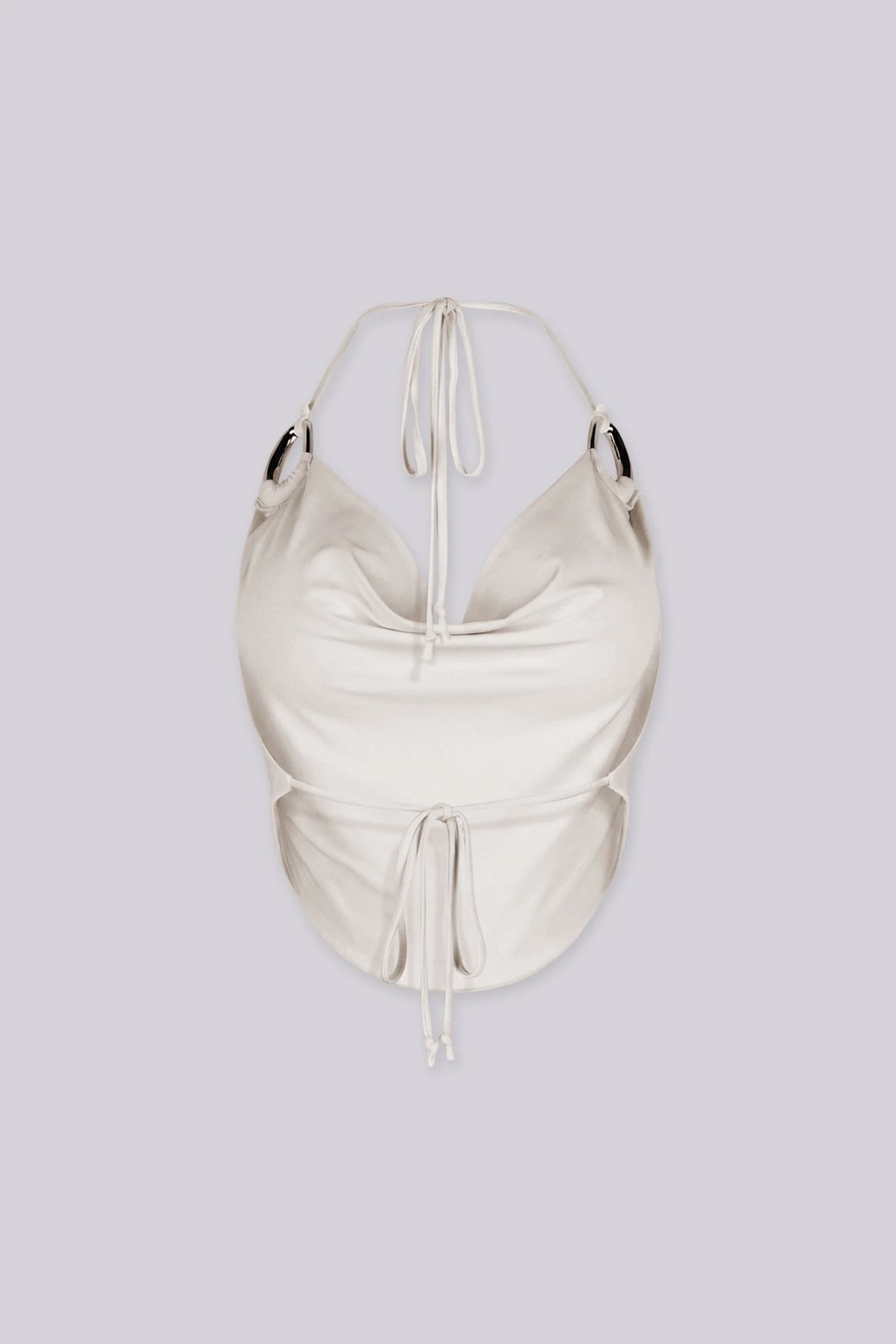 Silver Chrome Halter TOP - Image 9