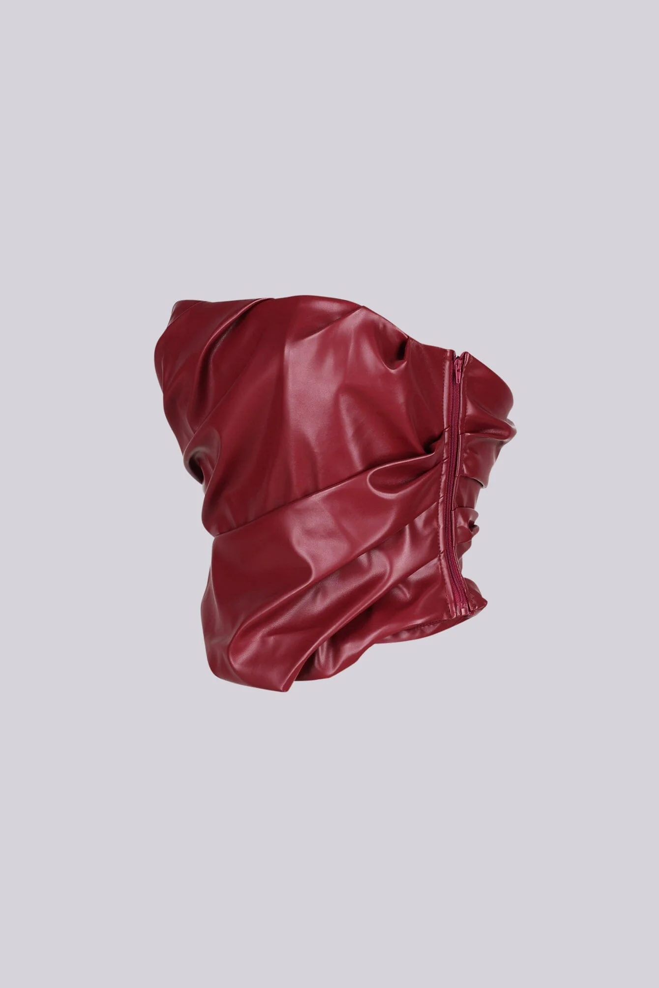 Sleek Spicy PU Tube Top - Image 7