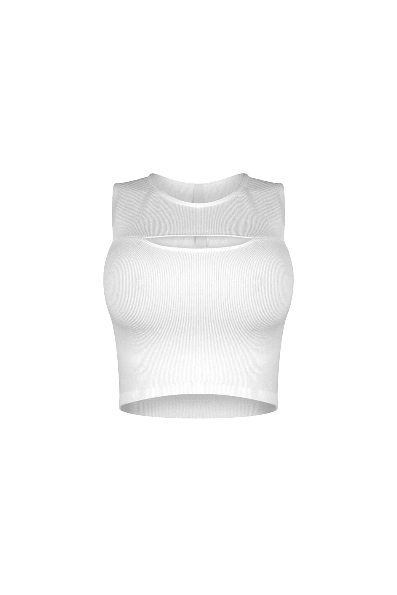 Slimbase Ribbed Slit Tank Top - Image 10