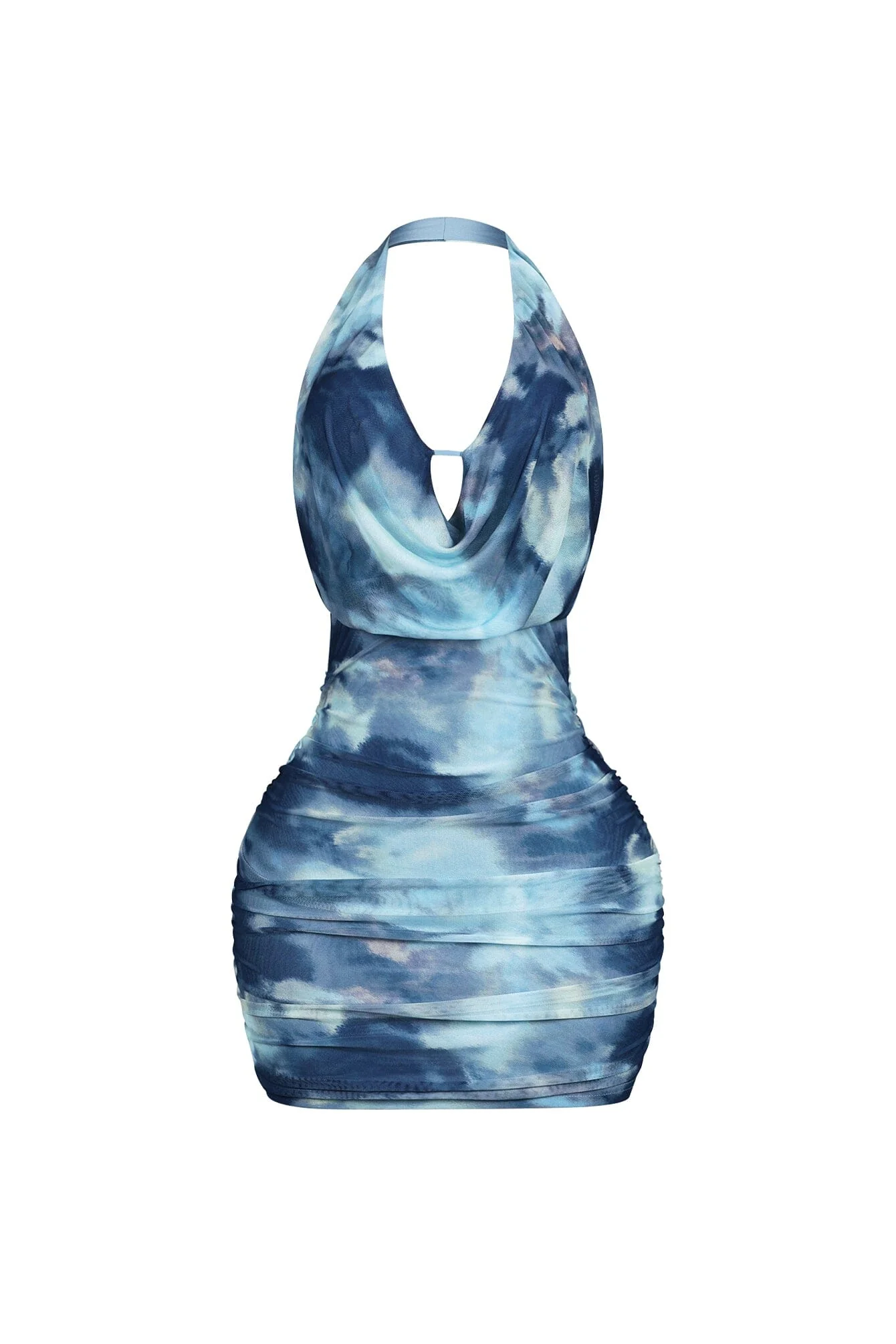 Solara Tie Dye Halter Mini Dress - Image 6