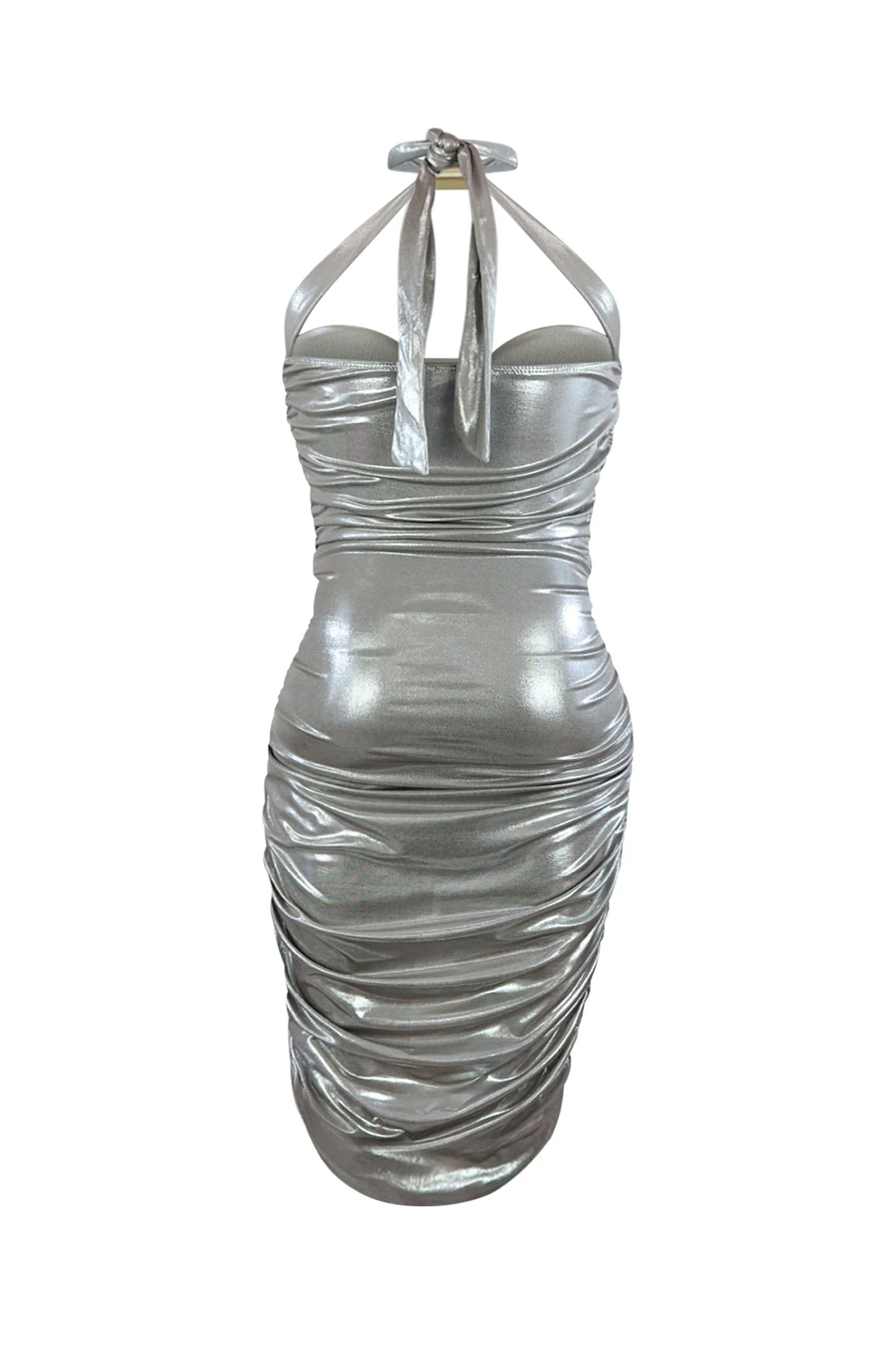 Stealing The Scene Cut Out Halter Dress - Image 5