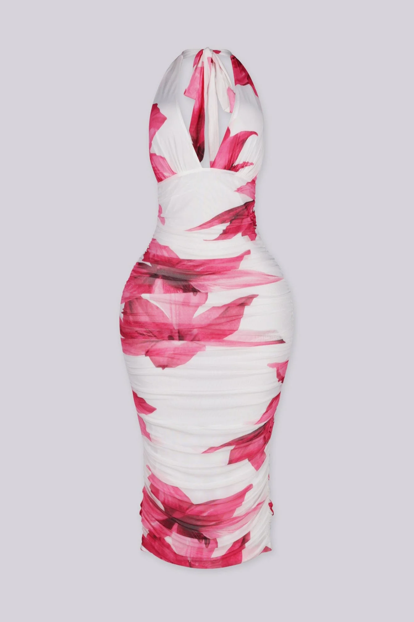 Stole the Show Halter Midi Dress - Image 4