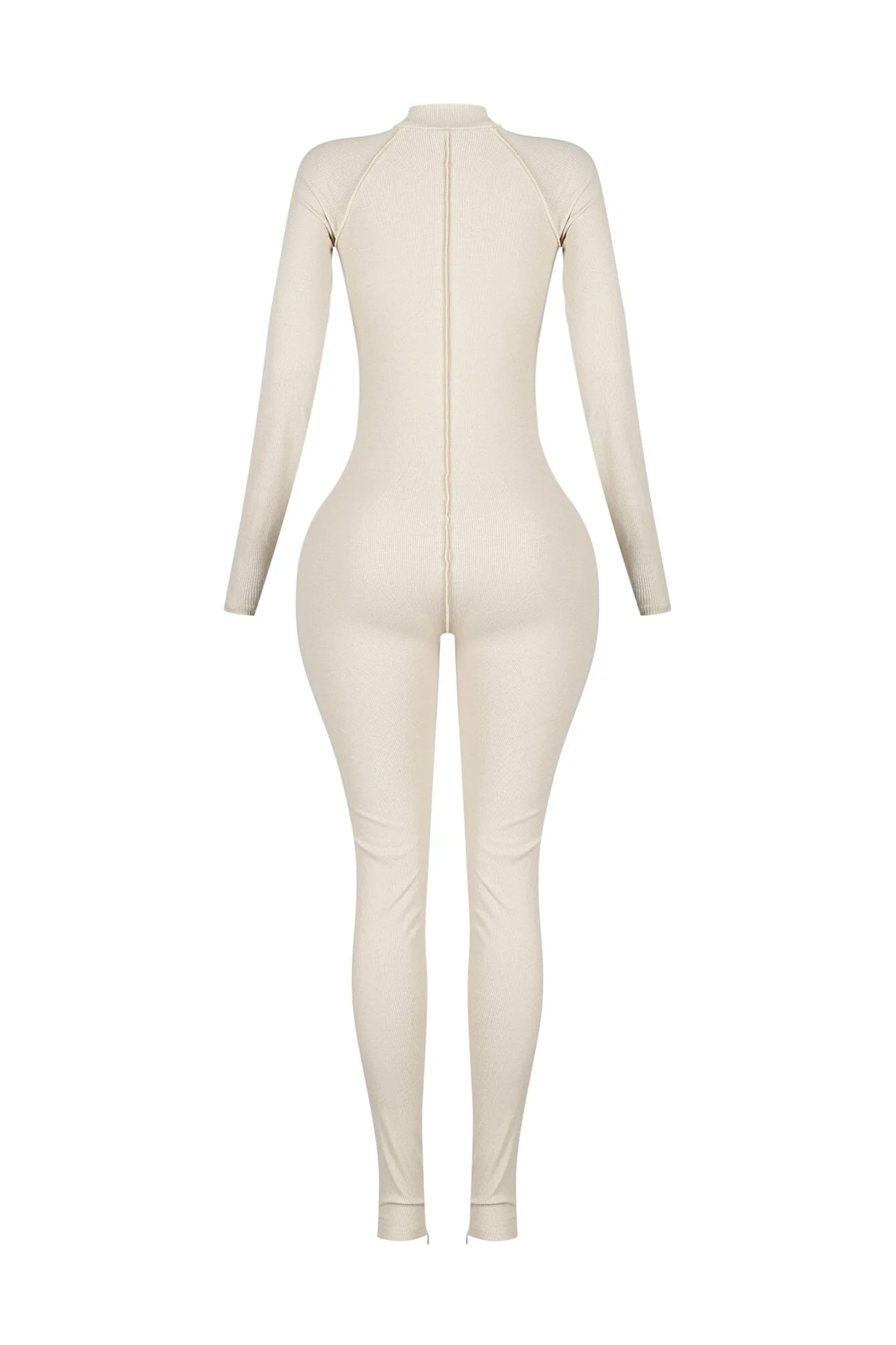 Stretch Fit Gym Ribbed Jumpsuit - Image 7
