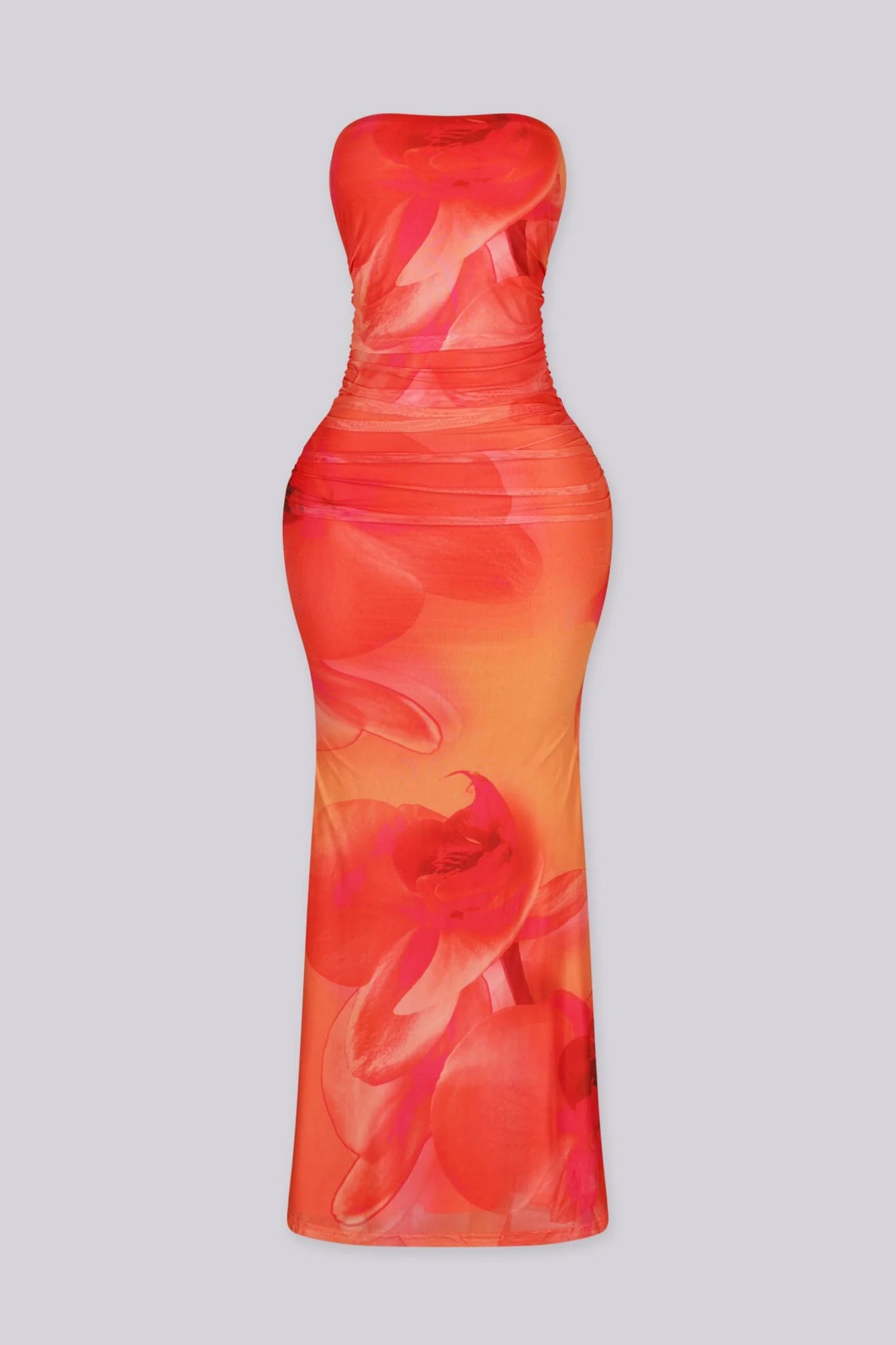 Sundown Ruched Maxi Dress - Image 3