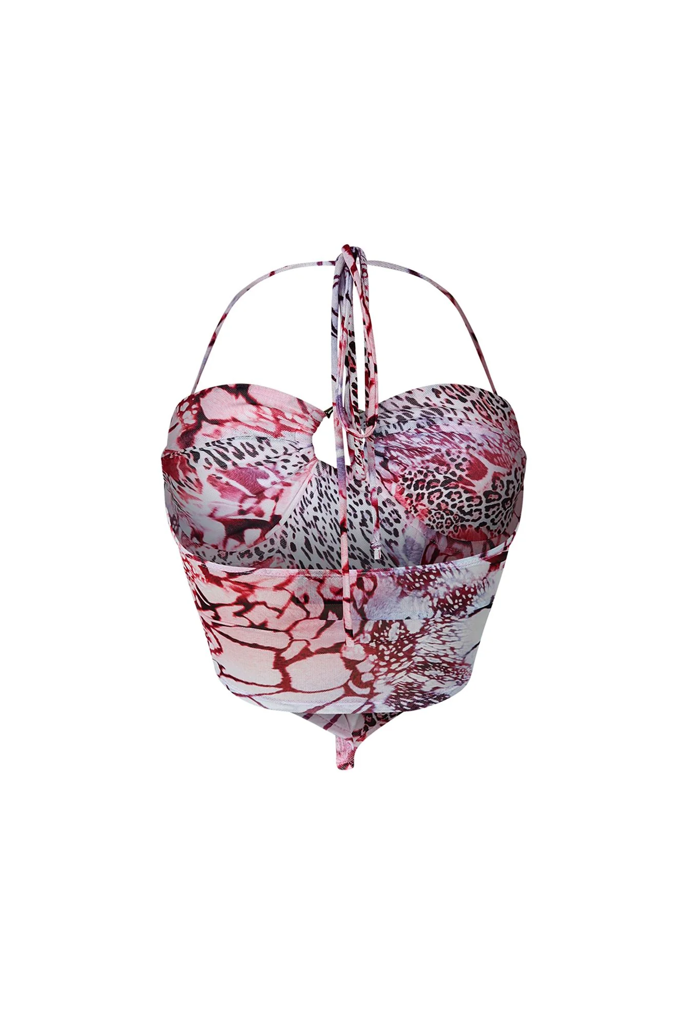Suzy Summer Reef Halter Bustier Top - Image 3
