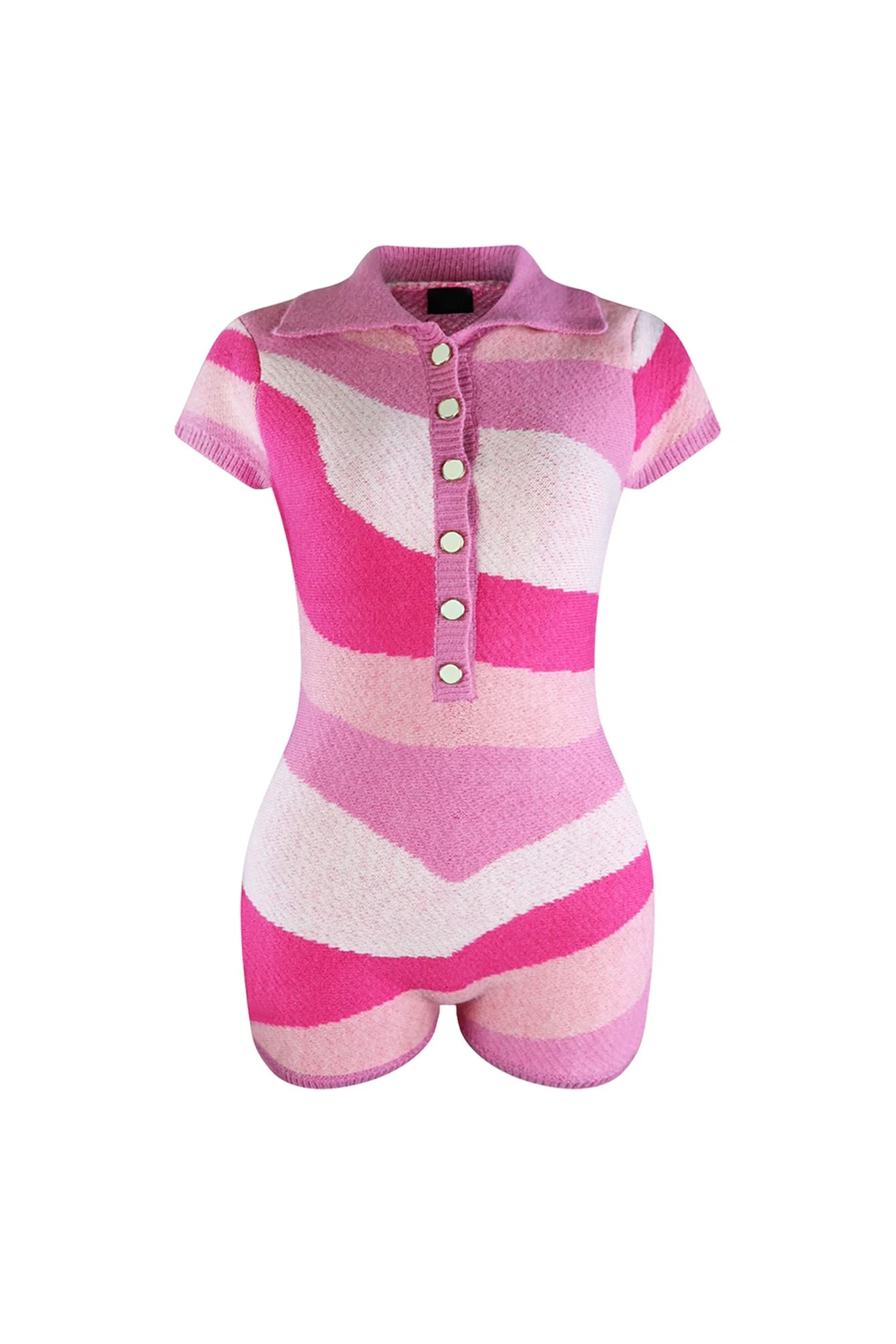 Nile Sweater Print Romper - Image 4