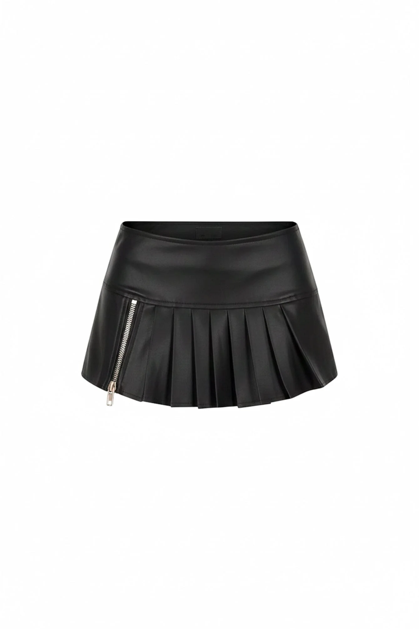Teasette Faux Leather Micro Skirt - Image 7