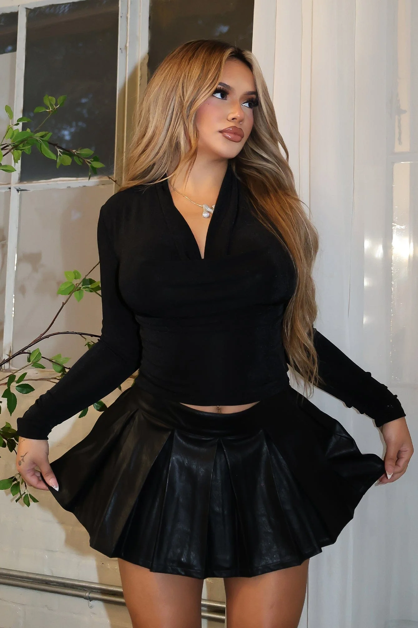 Teresa Front Drape Top - Image 3