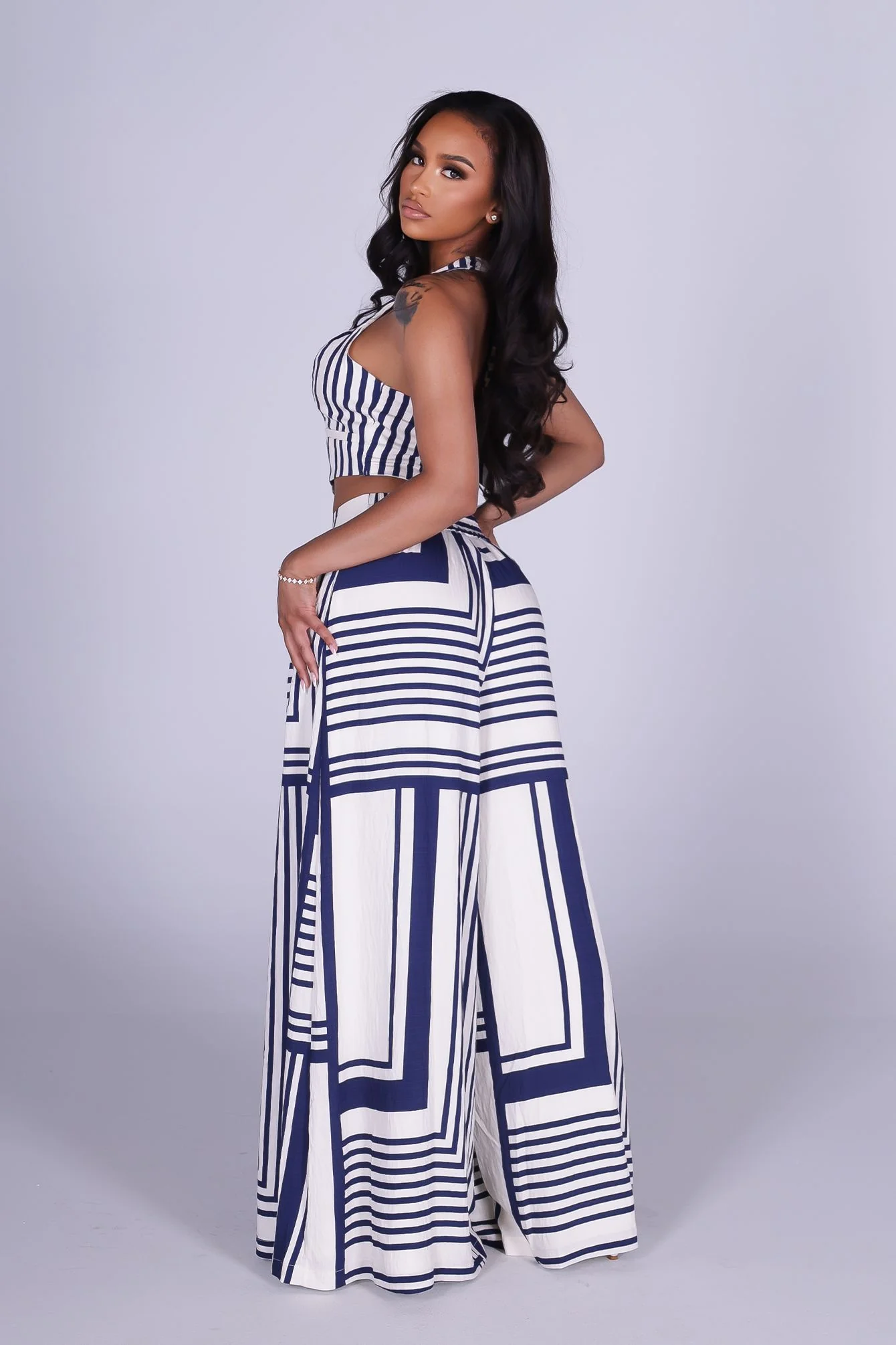 Sailor Maze Halter Top & Pants SET - Image 3