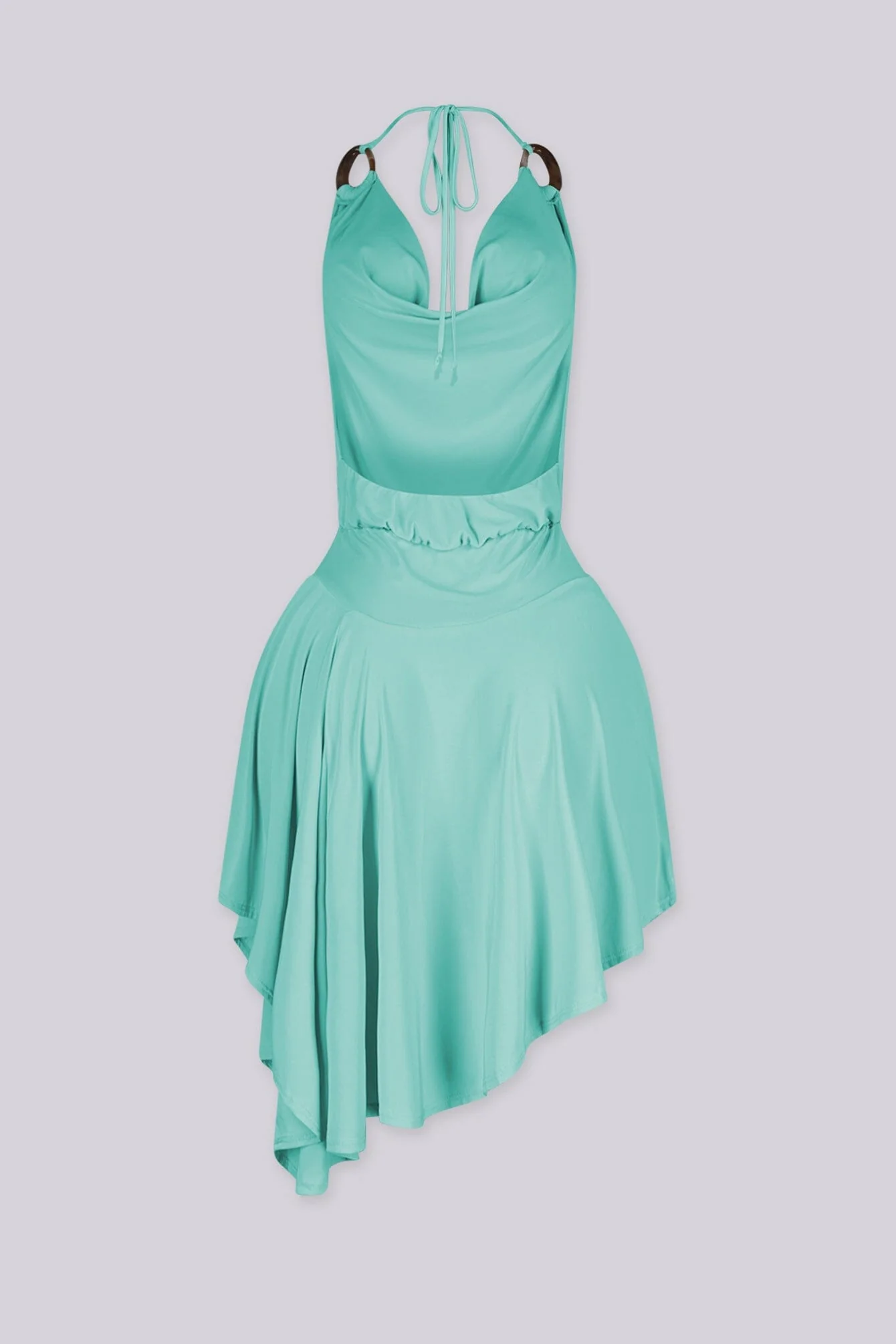 Tortoiseshell O Ring Mini Dress - Image 5