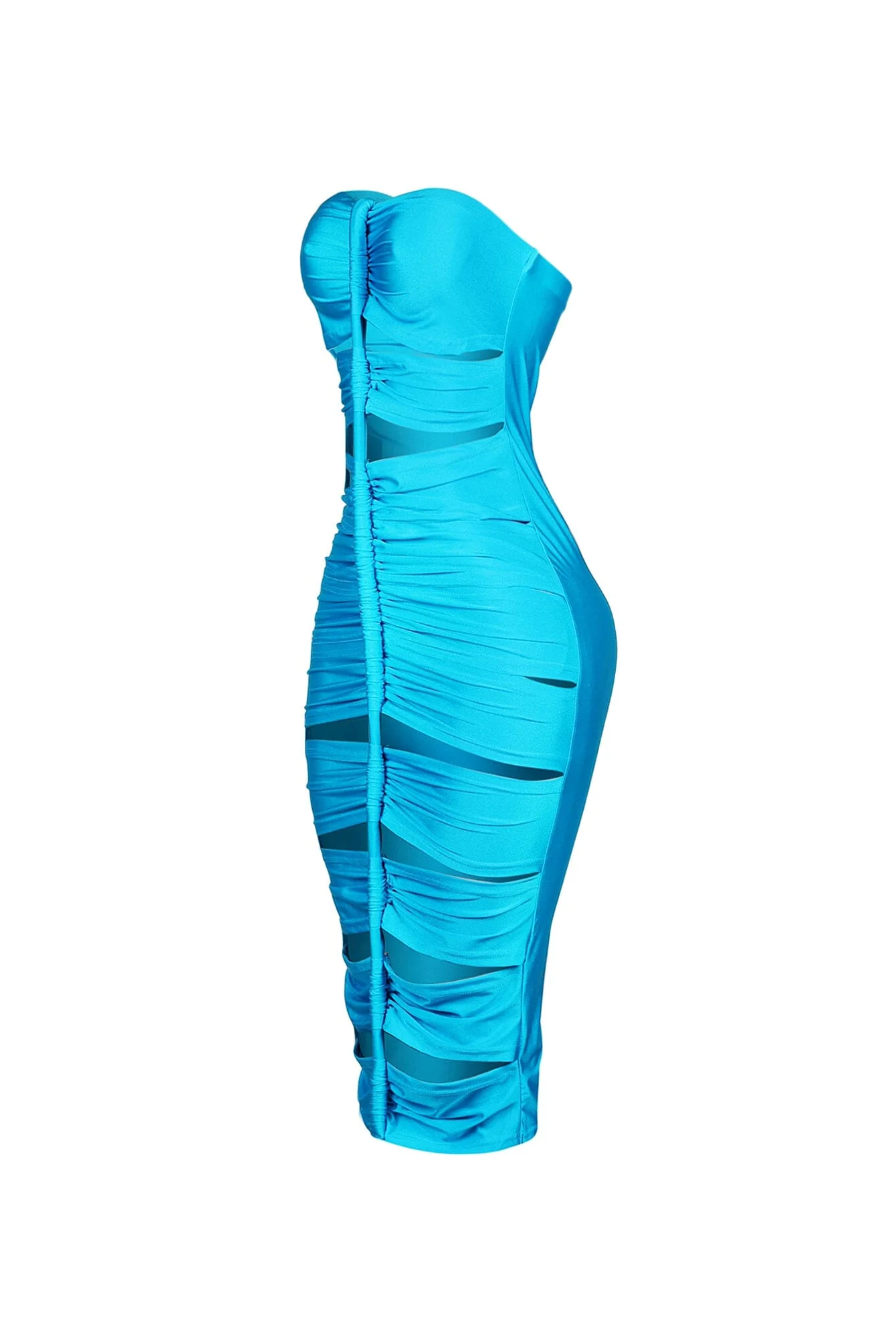 Tube Roll Cutout Midi Dress - Image 8