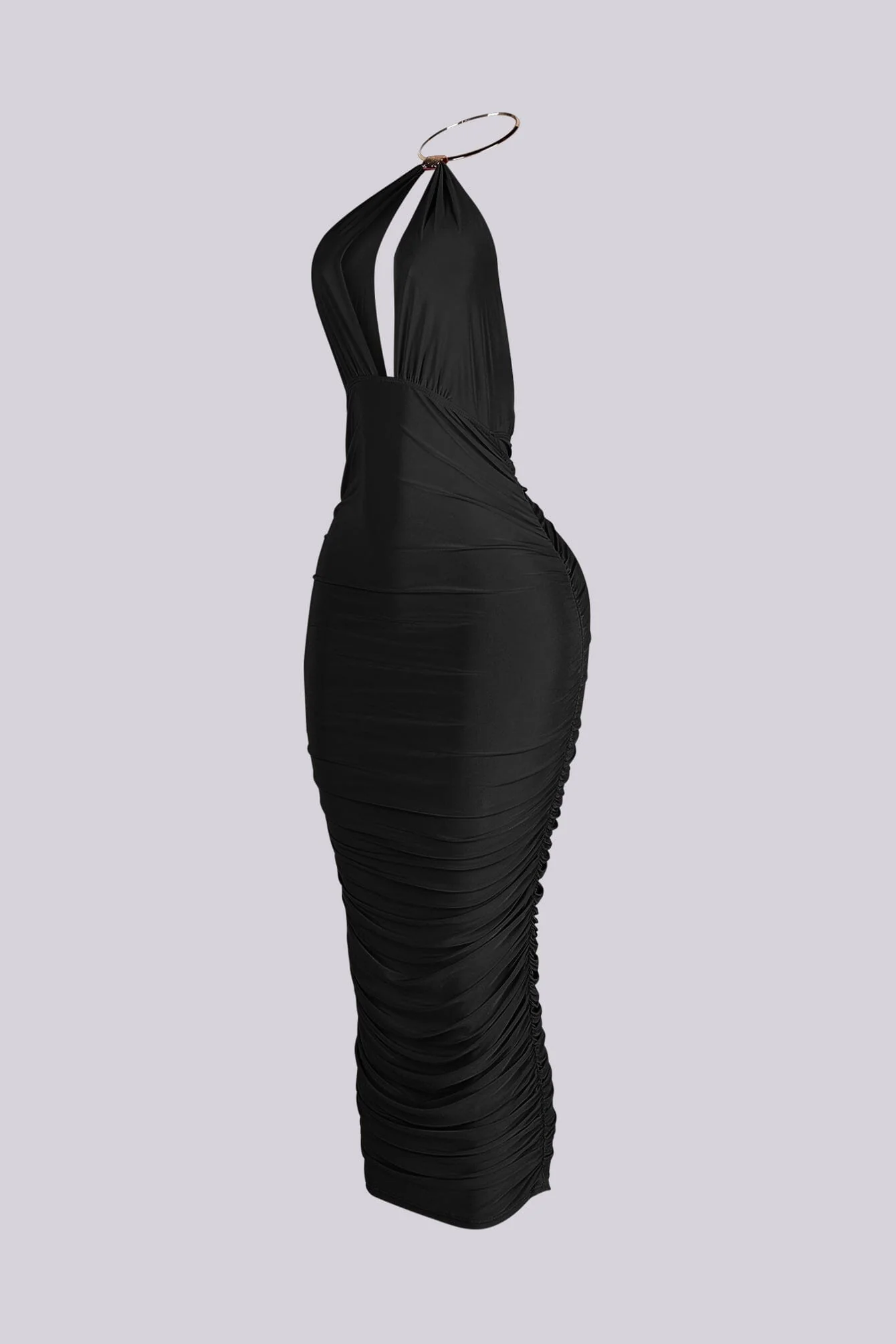 Turn Heads in Metal Choker Midi Dress - Image 9