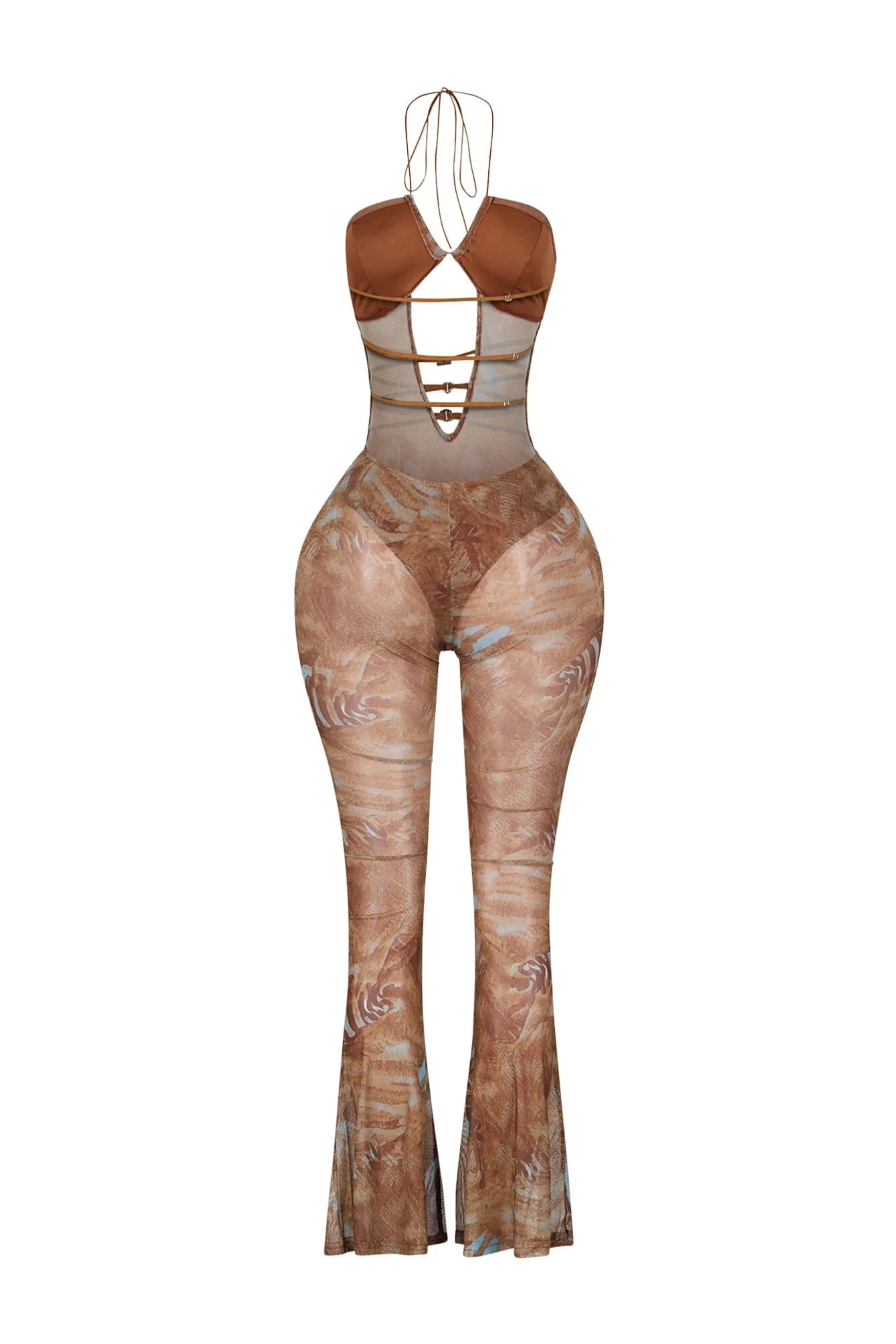 Uncover The Sparkle Mesh Jumpsuit - Image 5