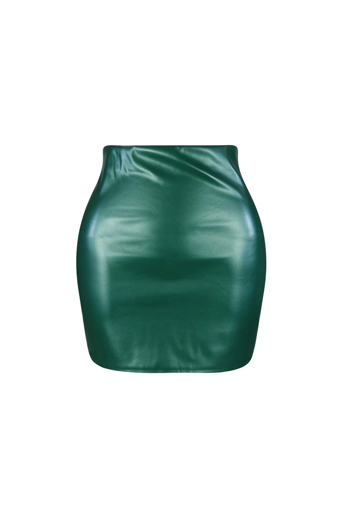 Undercover Faux Leather Mini Skirt - Image 10