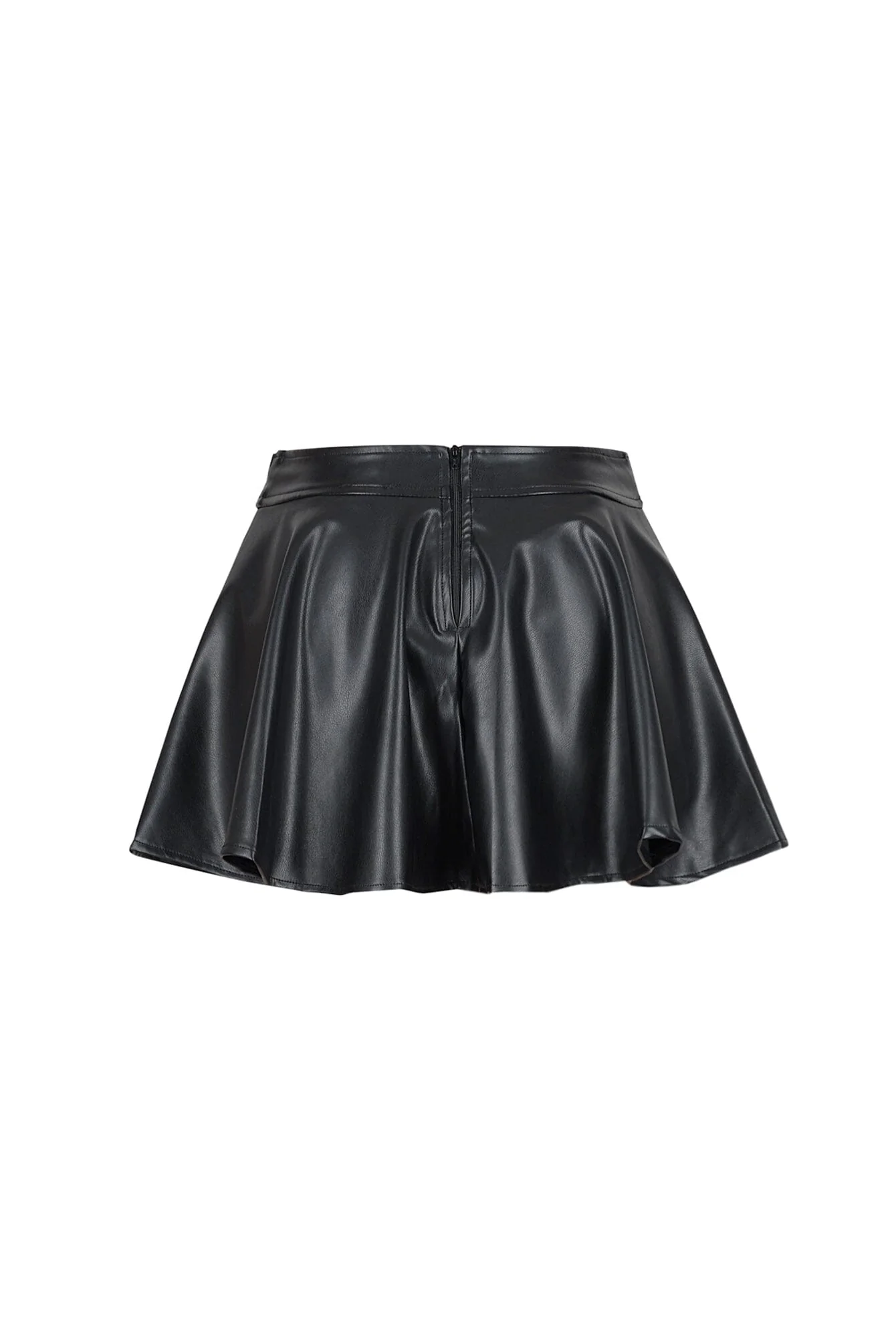 Vandal Faux Leather Mini Skirt - Image 2