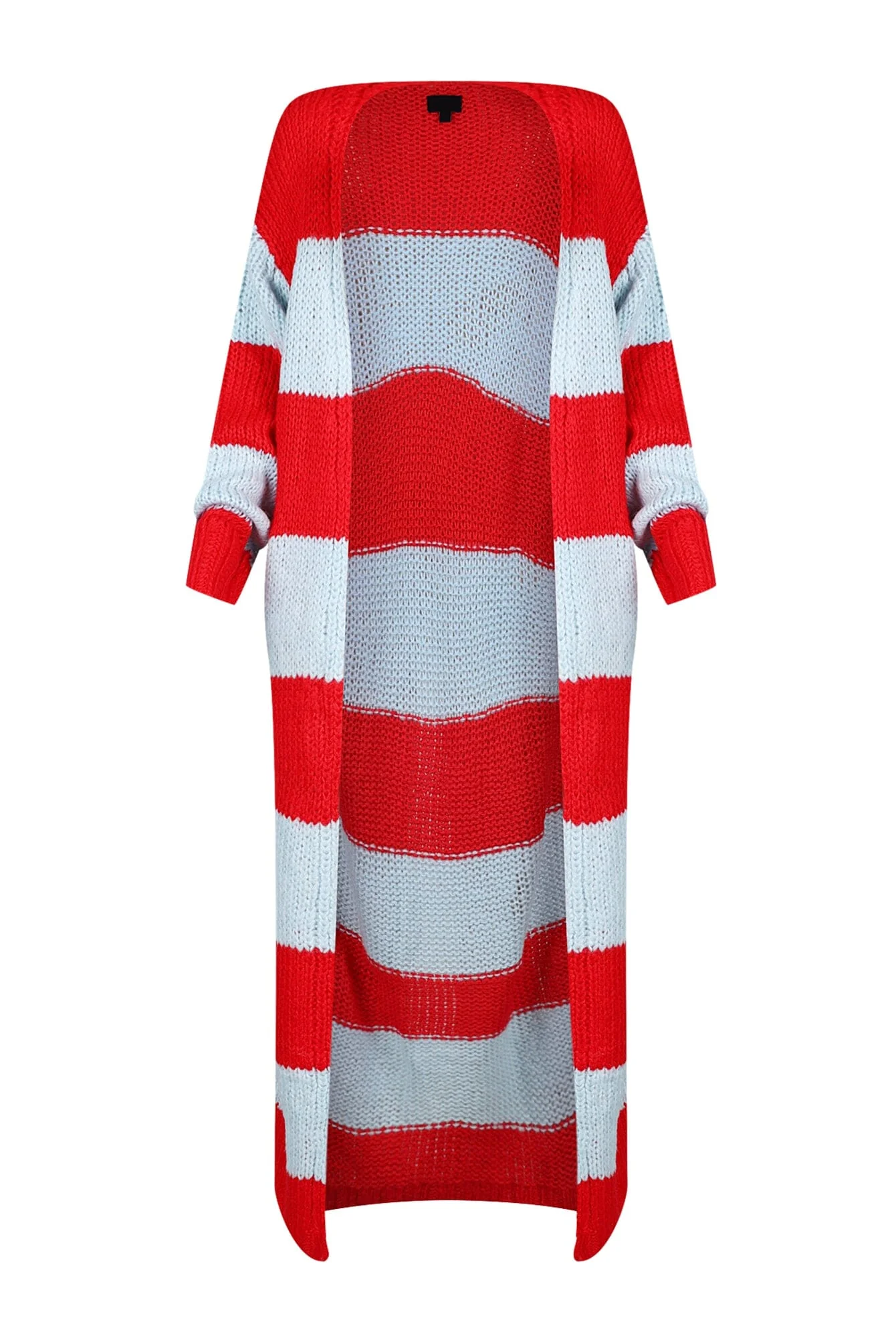 Vivid Dream Color Block Long Cardigan - Image 5