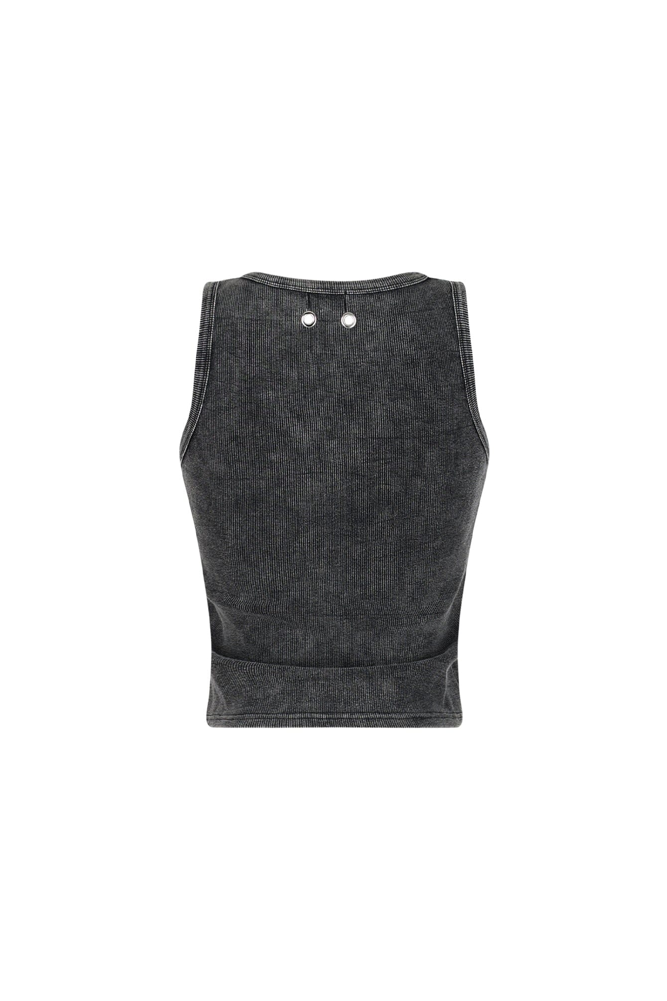 Zina Mineral Washed Eyelet Tank Top - Image 4